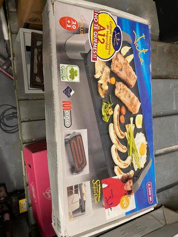 Plancha 46x28 2500 w, Electroménager, Appareils à gourmet, Enlèvement ou Envoi, Comme neuf