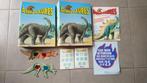 Editions Atlas Volumes 1 et 2 des Dinosaures Classeurs + lun, Non-fiction, Utilisé, Enlèvement ou Envoi
