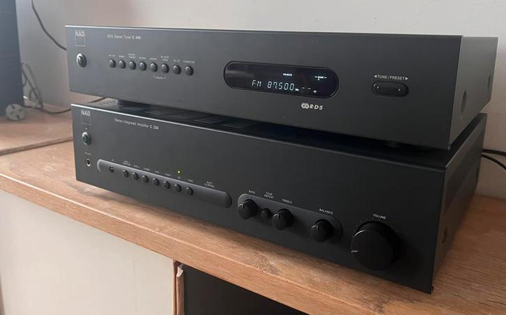 Nagekeken NAD C 350 versterker + C 440 tuner, Audio, Tv en Foto, Versterkers en Ontvangers, Gebruikt, Stereo, Overige merken, Ophalen