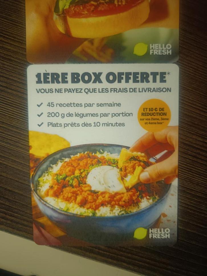 1e Hellofresh gratis maaltijdbox ter waarde van 60 euro, Tickets en Kaartjes, Overige Tickets en Kaartjes