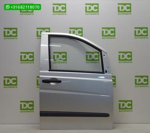 Mercedes Vito W639 ('03-'14) Voorportier rechts zilvergrijs, Auto-onderdelen, Carrosserie, Deur, Mercedes-Benz, Voor, Rechts, Gebruikt
