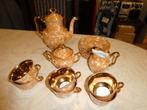 antiek compleet theeservies.porcelein.bladgoud., Antiek en Kunst, Ophalen