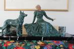Art Deco beeld, toegeschreven J. Limousin., Antiek en Kunst, Ophalen