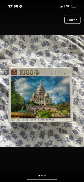 Puzzel king 1000 stukjes beschikbaar voor biedingen