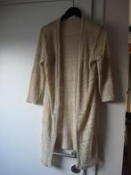City Life lange beige gilet, dames. mt L, Ophalen of Verzenden, Gedragen, Maat 42/44 (L), Beige