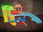 Fisher Price garage Little People, Ophalen, Zo goed als nieuw, Speelset, Met geluid
