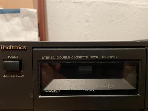 Double Cassette Deck Technics RS-TR212  Auto Reverse, TV, Hi-fi & Vidéo, Decks cassettes, Double