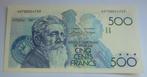 belgie 500 frank - meunier model A - 1977-1979 simonis- De s, Postzegels en Munten, Bankbiljetten | België, Ophalen of Verzenden