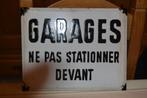 Plaque émaillée Garage, Collections, Marques & Objets publicitaires, Enlèvement ou Envoi, Utilisé