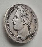 5 Francs.  1849.  Leopold l, Postzegels en Munten, Munten | België, Zilver, Ophalen of Verzenden, Losse munt, Zilver