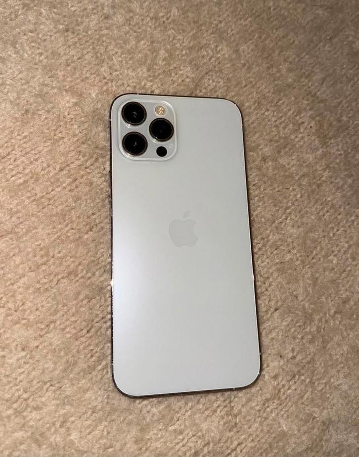 iPhone 12 Pro Max – 128GB – Zilver, Télécoms, Téléphonie mobile | Apple iPhone, Comme neuf, iPhone 12, Argent, Enlèvement