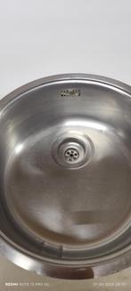 Wasbak. Inox. Buitenmaat 44 cm., Ophalen, Zo goed als nieuw, Inox