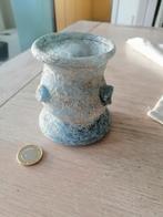 Vase de fouille en verre murano de seguso, Ophalen of Verzenden, Zo goed als nieuw, Blauw, Glas