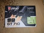 MSI GeForce GT 710 1GO DDR3, Computers en Software, Videokaarten, Ophalen, HDMI, Gebruikt, PCI-Express 2