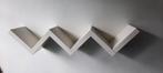 Zigzag wandplank. Blauwe en gele wandplanken, Ophalen, Gebruikt