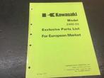 Parts list, Motos, Modes d'emploi & Notices d'utilisation, Kawasaki