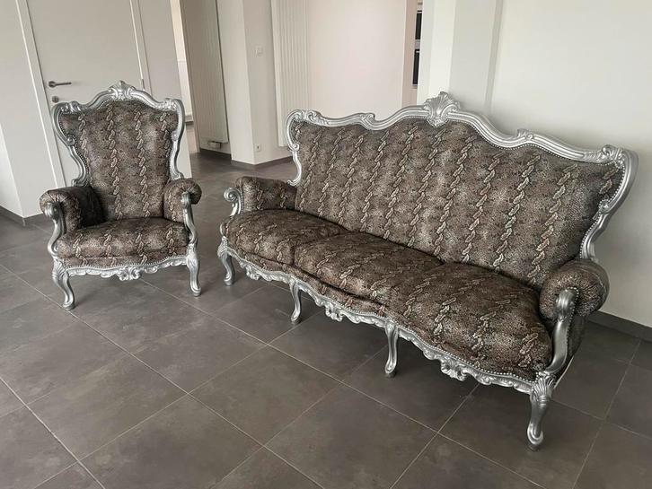 Woonkamer, barokstijl, Antiek en Kunst, Antiek | Meubels | Stoelen en Sofa's, Ophalen