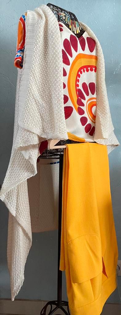 Caroline Biss set van 3 stuks uitstekend mooi 38, Kleding | Dames, Broeken en Pantalons, Nieuw, Maat 38/40 (M), Overige kleuren