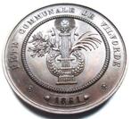 medaille 1851 HART fete communale Vilvorde, Postzegels en Munten, Penningen en Medailles, Ophalen of Verzenden, Brons