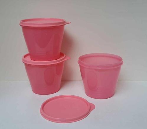 Tupperware™ « Classicodoos » 800 ml x 3 - roze, Huis en Inrichting, Keuken | Tupperware, Nieuw, Bak of Kom, Wit, Verzenden