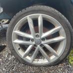 4 jantes d'origine VW 5x100 de 17pouces., Enlèvement, Utilisé, Pneus hiver, 215 mm