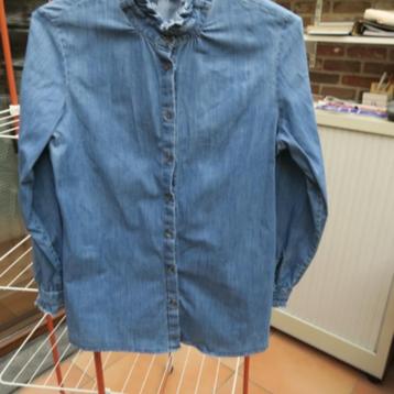 Blouse denim blauw River Woods mt 40