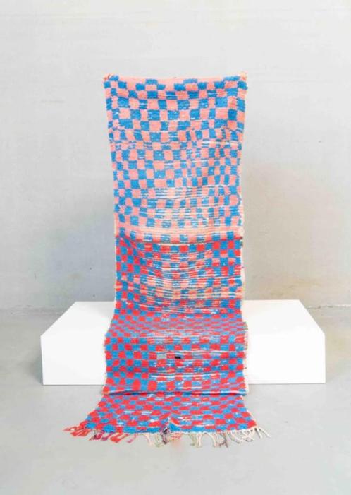 Vintage Marokkaanse loper, Huis en Inrichting, Stoffering | Tapijten en Vloerkleden, Gebruikt, 50 tot 100 cm, 200 cm of meer, Rechthoekig
