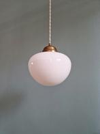 Suspension Art Déco en opaline blanche, 1930, Enlèvement ou Envoi