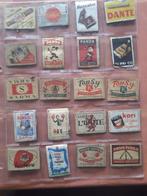 20 vintage etiketten lucifersdoosjes/labels matchboxes Sigar, Verzamelen, Rookartikelen, Aanstekers en Luciferdoosjes, Gebruikt