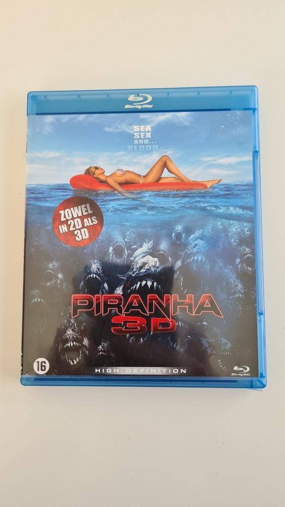 Piranha 3D, Cd's en Dvd's, Blu-ray, Zo goed als nieuw, Horror, 3D, Ophalen of Verzenden