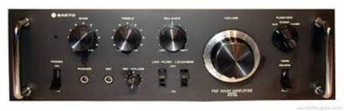 VINTAGE SANYO DCA 401 PRE-MAIN AMPLIFIER, Audio, Tv en Foto, Versterkers en Ontvangers, Gebruikt, Stereo, Minder dan 60 watt, Overige merken