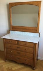 Vintage ladekast met bijhorende spiegel, Huis en Inrichting, Ophalen, 5 laden of meer, Vintage, 50 tot 100 cm