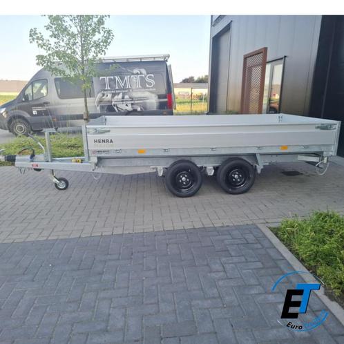 Henra 3-zijdige kipper paraboolvering 3500KG 330 x 185, Auto diversen, Aanhangers en Bagagewagens, Nieuw, Ophalen