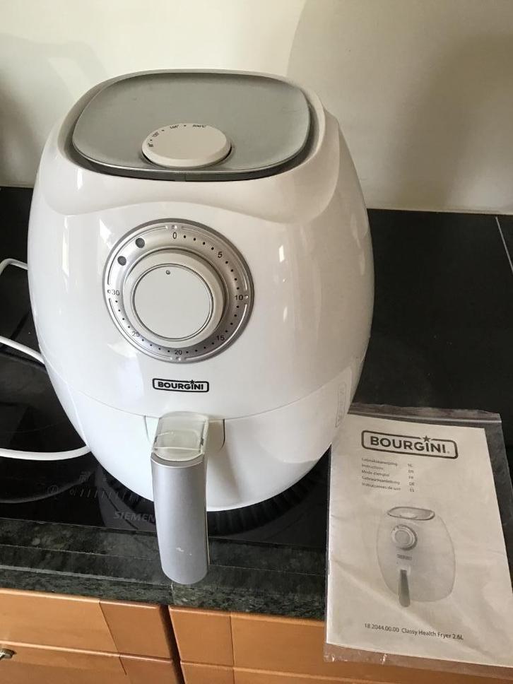 Airfryer Bourgini Classy Health 18.2044.00.00, Elektronische apparatuur, Airfryers, Zo goed als nieuw, Airfryer, 1000 t/m 1499 gram