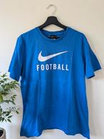 T-shirt Nike football - maat L, Maat 52/54 (L), Blauw, Nike, Ophalen of Verzenden