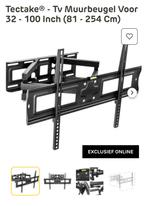 Tectake - Tv Muurbeugel Voor 32 - 100 Inch (81 - 254 Cm), Audio, Tv en Foto, Ophalen of Verzenden, Zo goed als nieuw