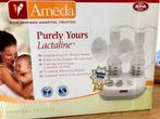 Ameda - dubbele elektrische borstkolf, Kinderen en Baby's, Babyvoeding en Toebehoren, Ophalen of Verzenden, Zo goed als nieuw