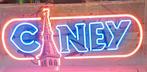Verrerie publicitaire Neon Ciney Beer Mancave, Collections, Utilisé, Enlèvement ou Envoi