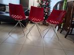 3 chaises design "CALLIGARIS" modèle "JAM", Design, Enlèvement, Utilisé, Trois