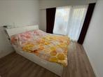 IKEA Brimnes bed 160x200 met hoofdeinde, Ophalen, Wit, Tweepersoons, Zo goed als nieuw