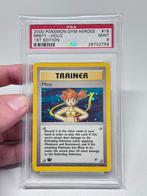 Misty 1st edition Holo PSA 9 Gym Heroes 18/132 Pokemon Rare, Hobby en Vrije tijd, Verzamelkaartspellen | Pokémon, Ophalen of Verzenden