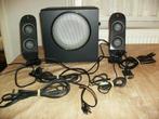 sub woofer logitech x 350 en 2 luidsprekes, Ophalen, Gebruikt