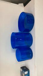 3 blauwe glazen vazen ikea. 8 euro voor de 3, Huis en Inrichting, Woonaccessoires | Vazen, Ophalen of Verzenden, Zo goed als nieuw