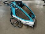 Fietskar Qeridoo Sportrex 1 (2020), Fietsen en Brommers, Fietsaccessoires | Aanhangwagens en Karren, Gebruikt, Vering, Minder dan 20 kg