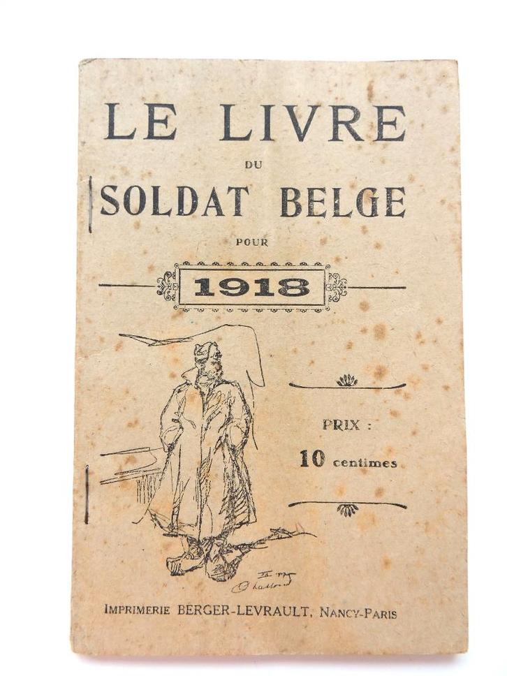 1918 ABBL Origineel soldatenboek, Verzamelen, Militaria | Algemeen, Overige soorten, Ophalen of Verzenden