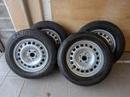 4 jantes + pneus Hiver VW Audi Skoda Seat 215/65r16, Auto-onderdelen, Banden en Velgen, Ophalen, Gebruikt
