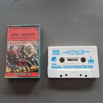 Cassette d'Iron Maiden Le Numéro de la Bête
