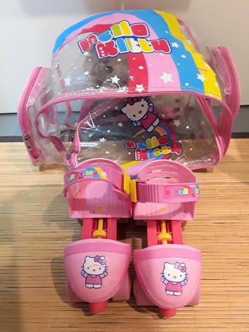 Quad - Hello Kitty verstelbare rolschaatsen, rugzak & helm beschikbaar voor biedingen