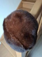 Bruine pelsmuts, Ophalen of Verzenden, Zo goed als nieuw