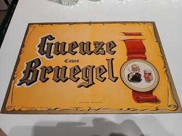 Panneau publicitaire Geuze Bruegel, Enlèvement ou Envoi, Comme neuf